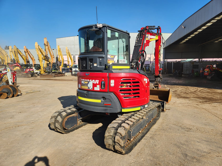 2022 YANMAR VIO55-6 5.6T EXCAVATOR (EX150) WITH TILT HITCH, 1710 HOURS
