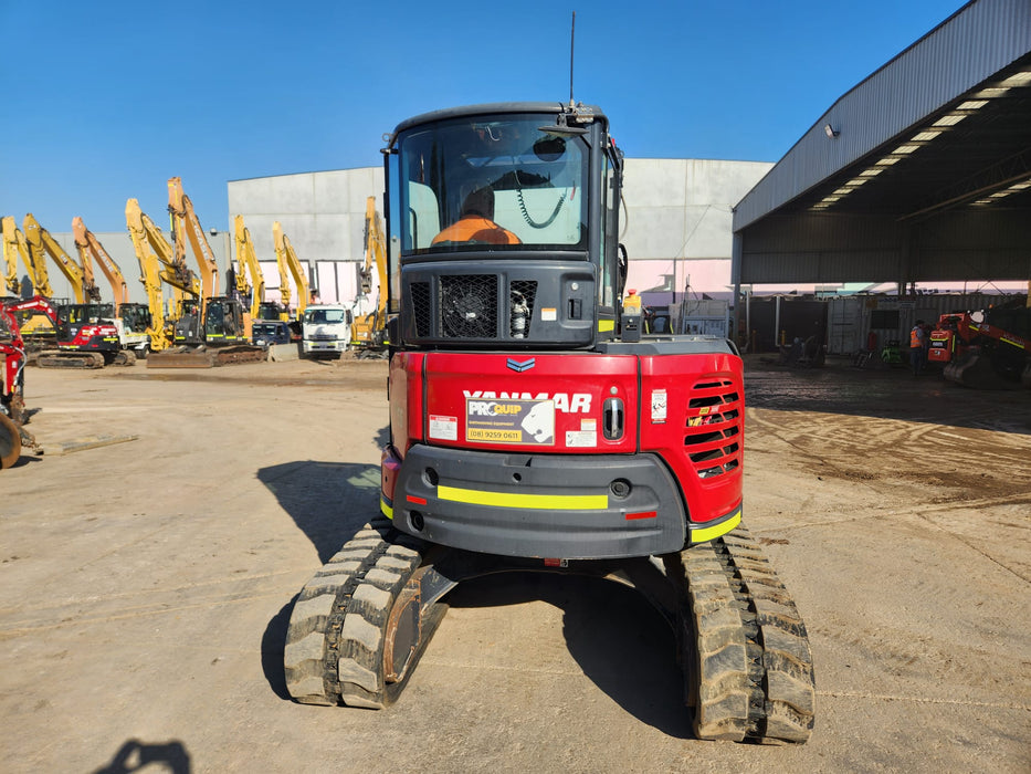 2022 YANMAR VIO55-6 5.6T EXCAVATOR (EX150) WITH TILT HITCH, 1710 HOURS