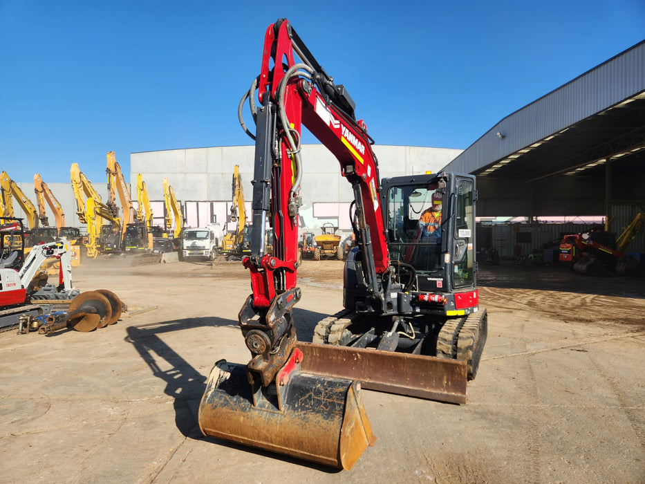 2022 YANMAR VIO55-6 5.6T EXCAVATOR (EX150) WITH TILT HITCH, 1710 HOURS