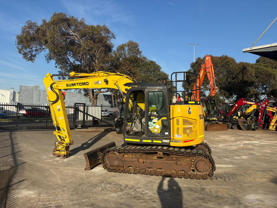 2020 SUMITOMO SH145X-6 EXCAVATOR (E301) WITH TILT HITCH, BUICKETS AND 3660HRS
