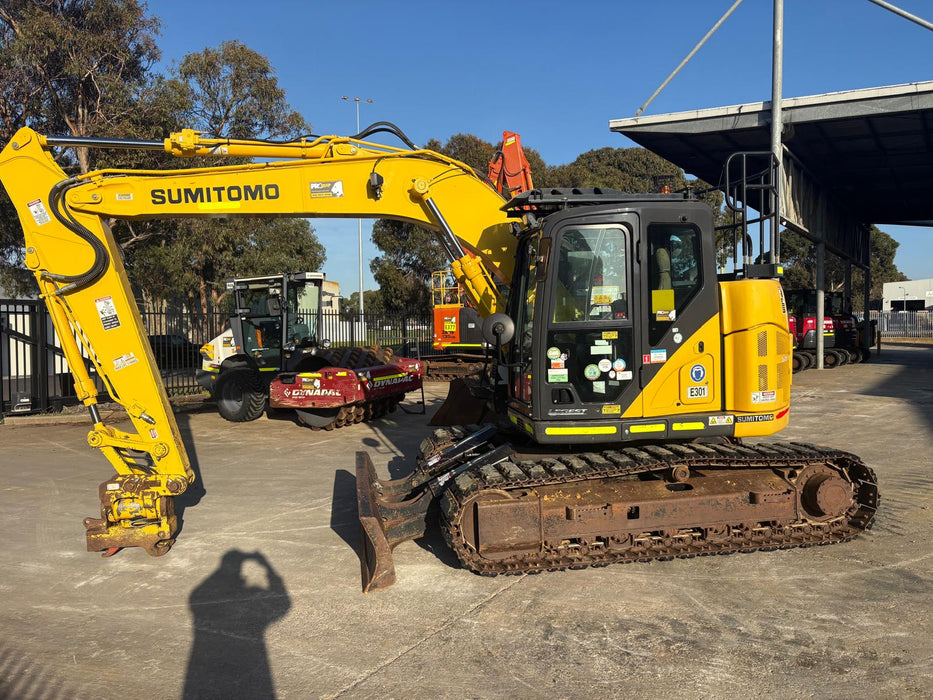 2020 SUMITOMO SH145X-6 EXCAVATOR (E301) WITH TILT HITCH, BUICKETS AND 3660HRS