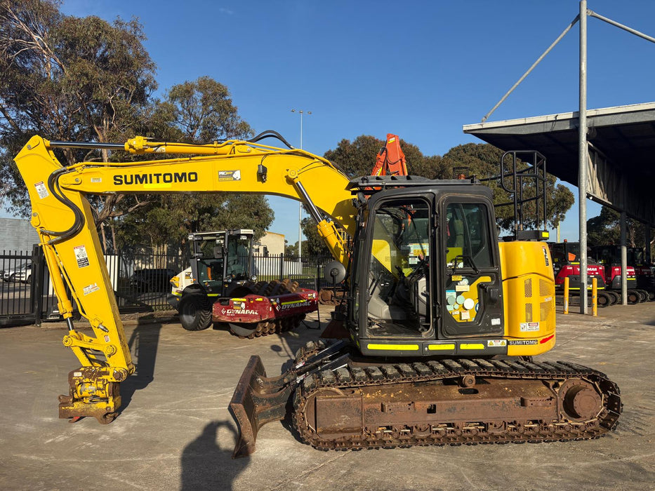 2020 SUMITOMO SH145X-6 EXCAVATOR (E301) WITH TILT HITCH, BUICKETS AND 3660HRS