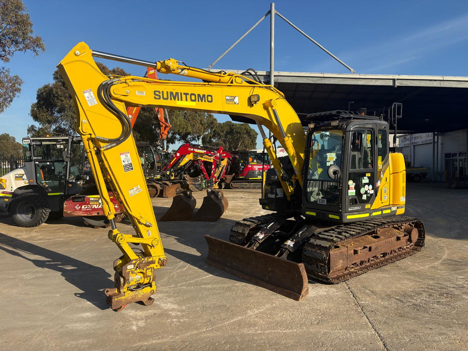 2020 SUMITOMO SH145X-6 EXCAVATOR (E301) WITH TILT HITCH, BUICKETS AND 3660HRS