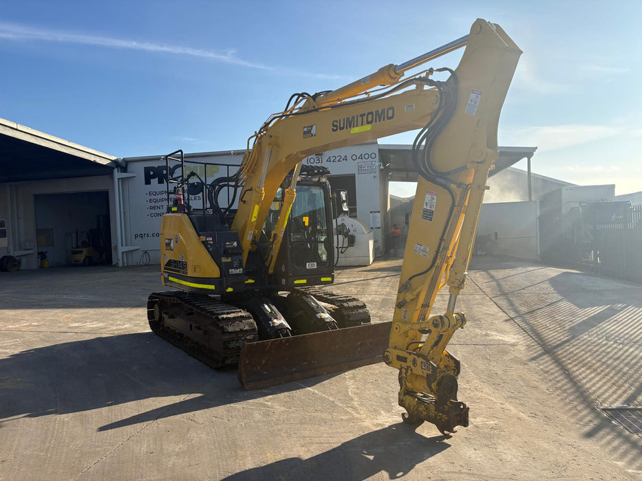 2020 SUMITOMO SH145X-6 EXCAVATOR (E301) WITH TILT HITCH, BUICKETS AND 3660HRS