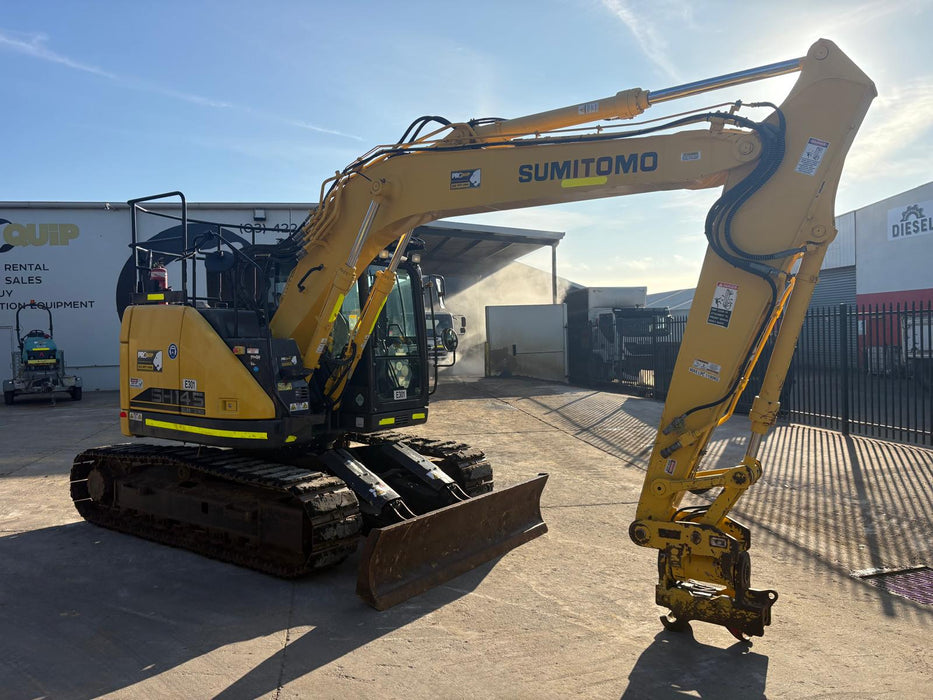 2020 SUMITOMO SH145X-6 EXCAVATOR (E301) WITH TILT HITCH, BUICKETS AND 3660HRS