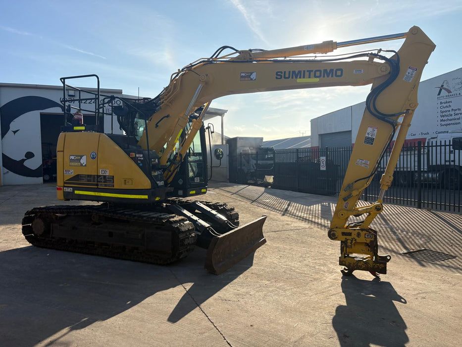 2020 SUMITOMO SH145X-6 EXCAVATOR (E301) WITH TILT HITCH, BUICKETS AND 3660HRS