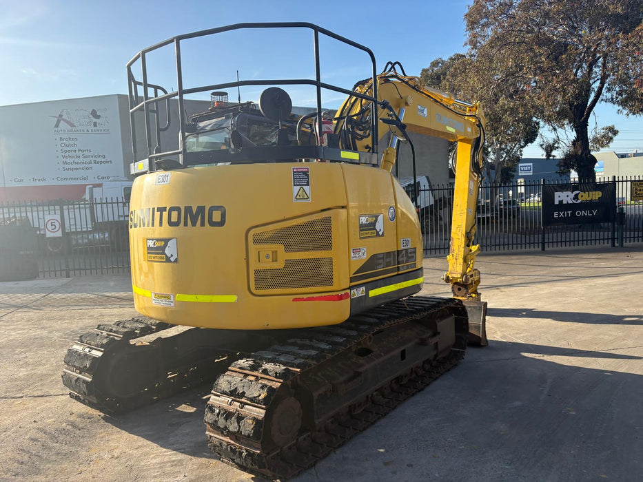 2020 SUMITOMO SH145X-6 EXCAVATOR (E301) WITH TILT HITCH, BUICKETS AND 3660HRS