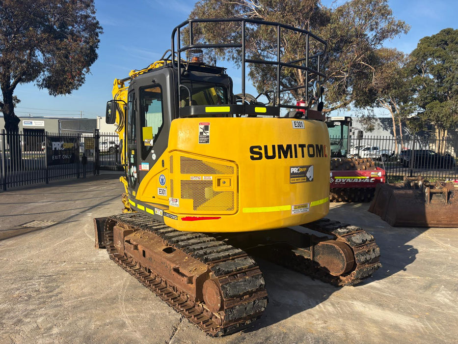 2020 SUMITOMO SH145X-6 EXCAVATOR (E301) WITH TILT HITCH, BUICKETS AND 3660HRS