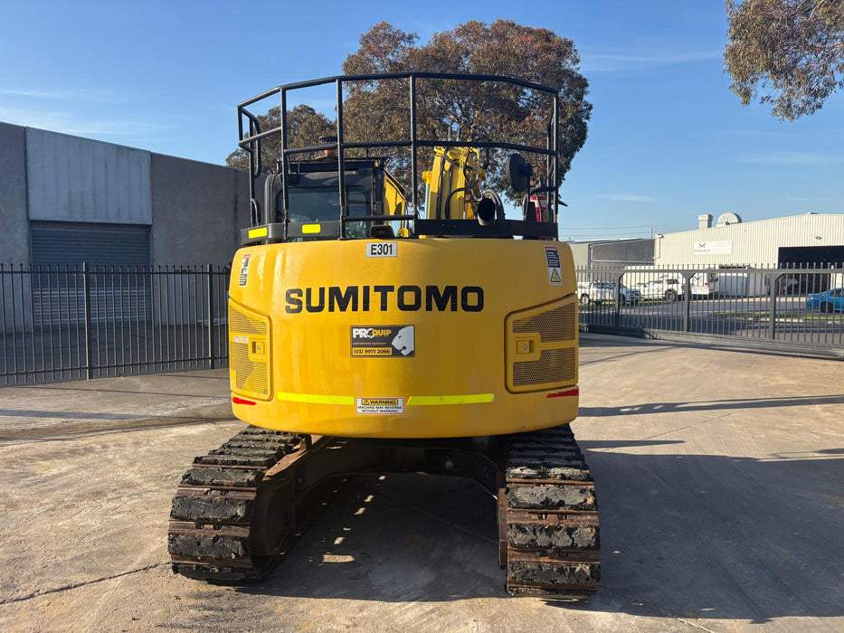 2020 SUMITOMO SH145X-6 EXCAVATOR (E301) WITH TILT HITCH, BUICKETS AND 3660HRS