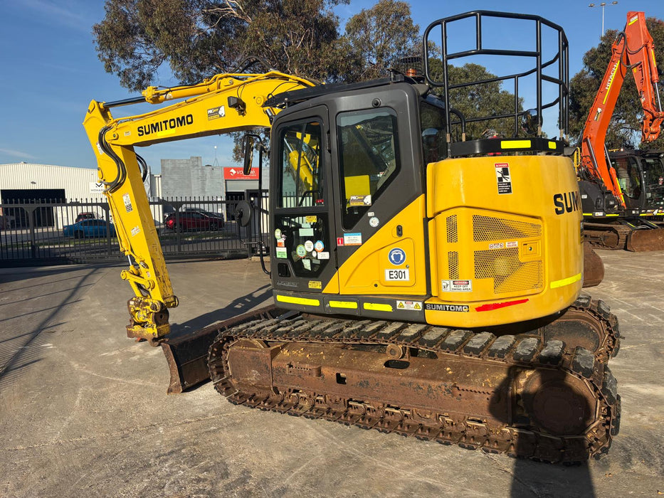 2020 SUMITOMO SH145X-6 EXCAVATOR (E301) WITH TILT HITCH, BUICKETS AND 3660HRS