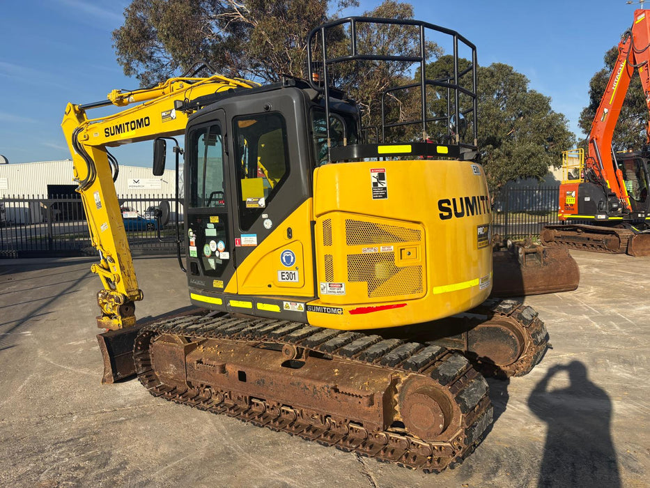 2020 SUMITOMO SH145X-6 EXCAVATOR (E301) WITH TILT HITCH, BUICKETS AND 3660HRS