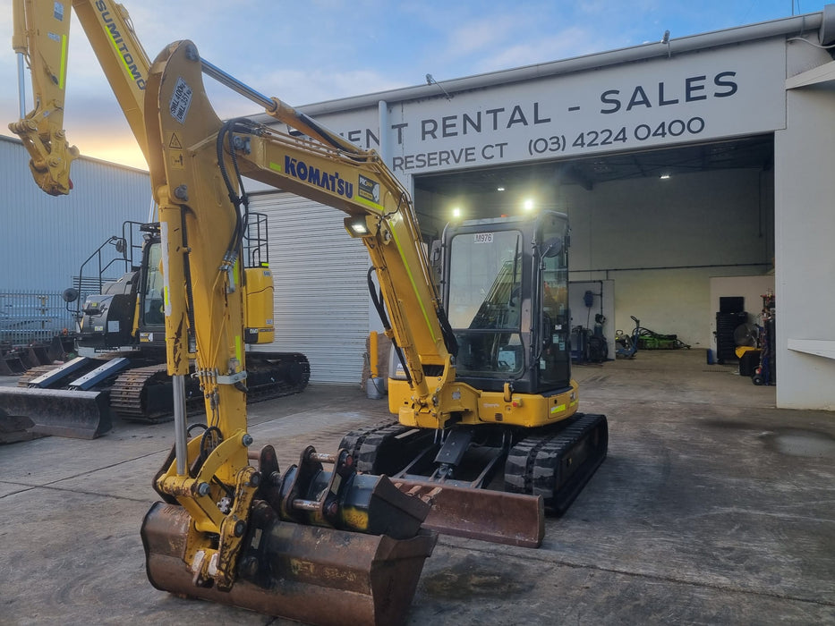 2022 KMATSU PC55M5-5 5.5T EXCAVATOR (M976) WITH A/C CAB, BUCKETS, 1650HRS