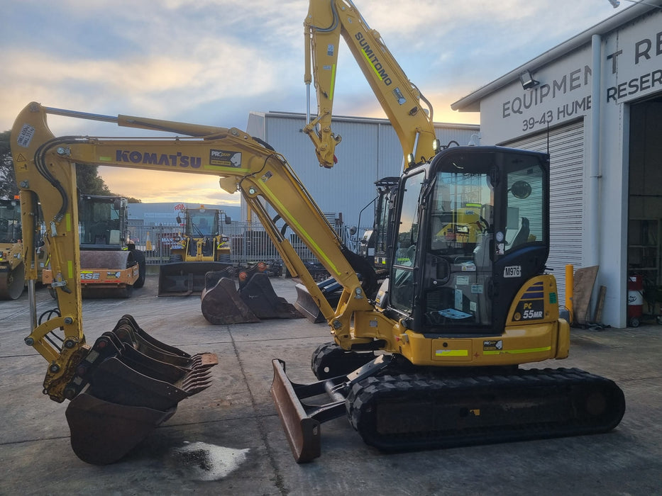 2022 KMATSU PC55M5-5 5.5T EXCAVATOR (M976) WITH A/C CAB, BUCKETS, 1650HRS