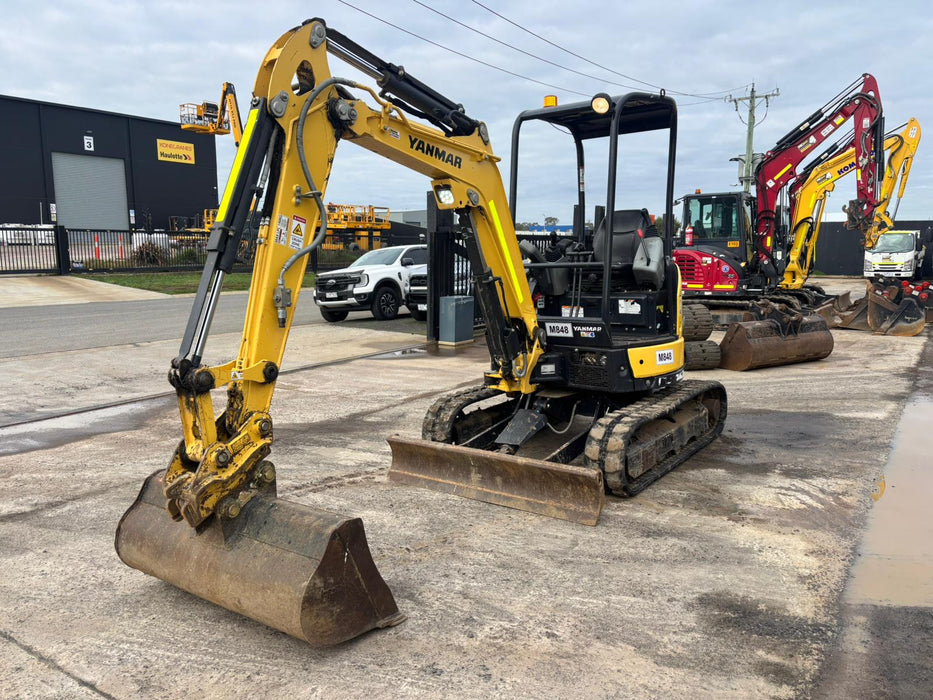 2022 YANMAR VIO25 2.6T EXCAVATOR (M848) WITH HITCH, BUCKETS, 1195 HOURS