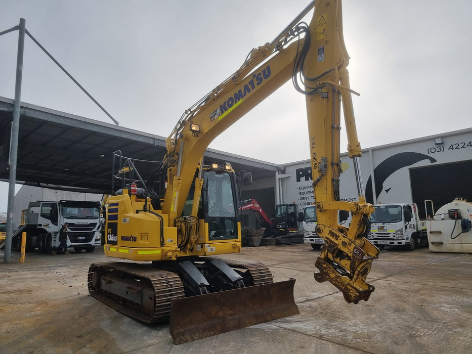2021 KOMATSU PC138US-11 15T EXCAVATOR (E300) WITH TILT, BUCKETS AND 3652 HRS
