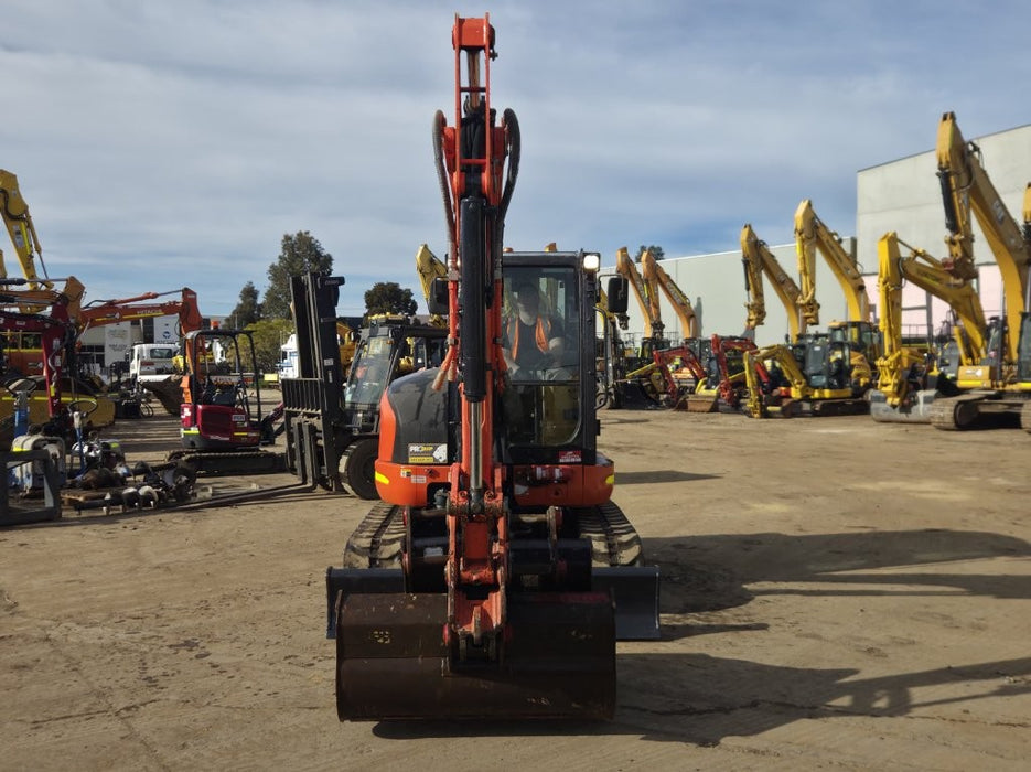 2021 KUBOTA U55-4 5.6T EXCAVATOR (EX129) WITH CAB, BUCKETS AND 1520 HOURS