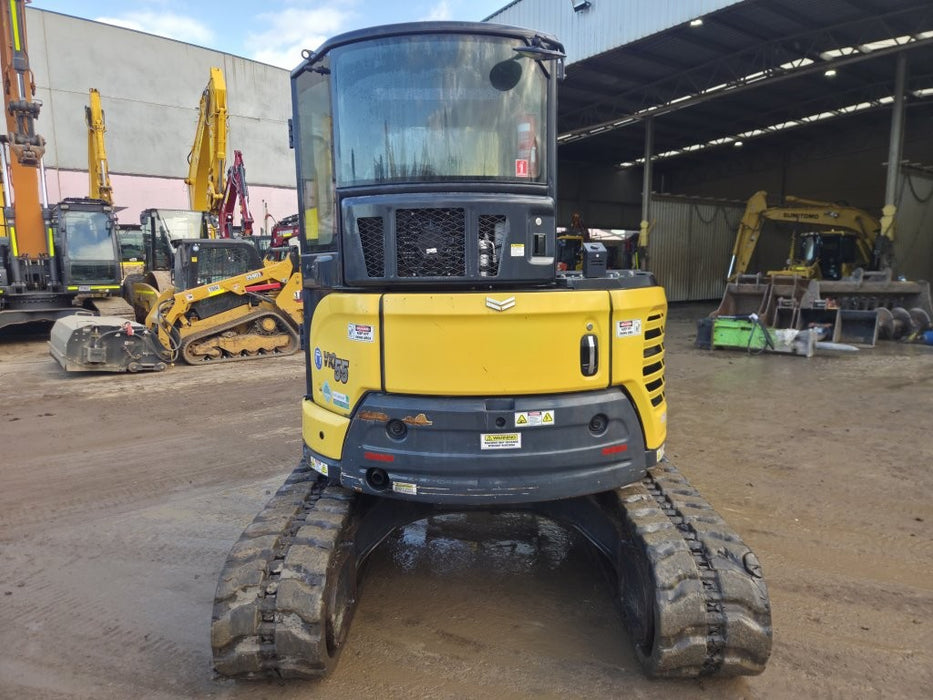 20212 YANMAR VIO55-6 5.6T EXCAVATOR WITH A/C CAB, HITCH, BUCKETS AND 1815HRS