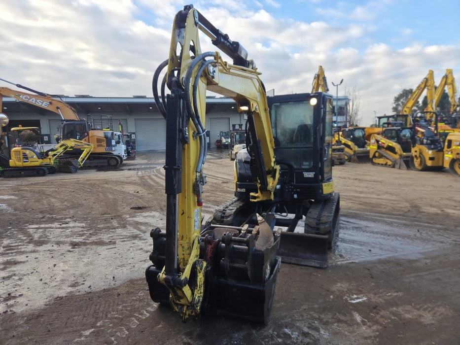 20212 YANMAR VIO55-6 5.6T EXCAVATOR WITH A/C CAB, HITCH, BUCKETS AND 1815HRS