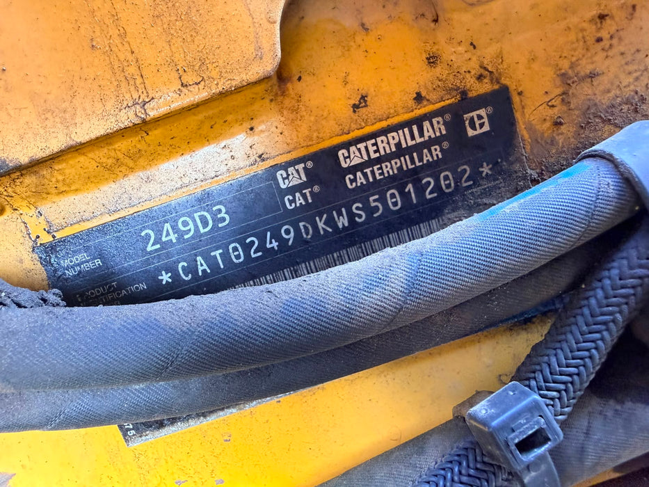 2022 CAT 249D3 TRACK LOADER (L57) WITH FULL OPTIONS, NEW TRACKS, 1580 HOURS