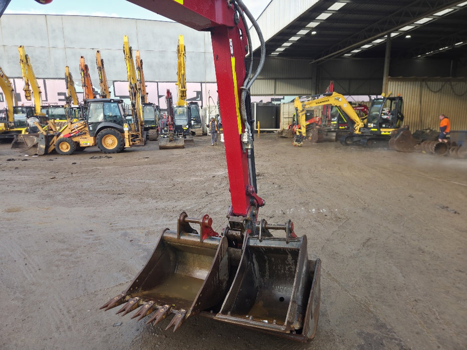 2022 YANMAR VIO55-6 5.6T EXCAVATOR (EX151) WITH A/C CAB, HITCH, 1530HRS