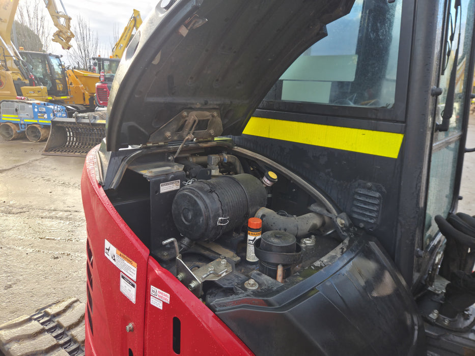 2022 YANMAR VIO55-6 5.6T EXCAVATOR (EX151) WITH A/C CAB, HITCH, 1530HRS