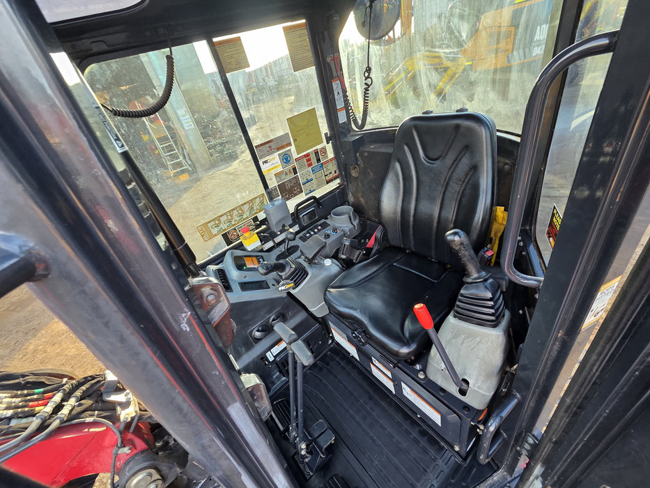 2022 YANMAR VIO55-6 5.6T EXCAVATOR (EX151) WITH A/C CAB, HITCH, 1530HRS