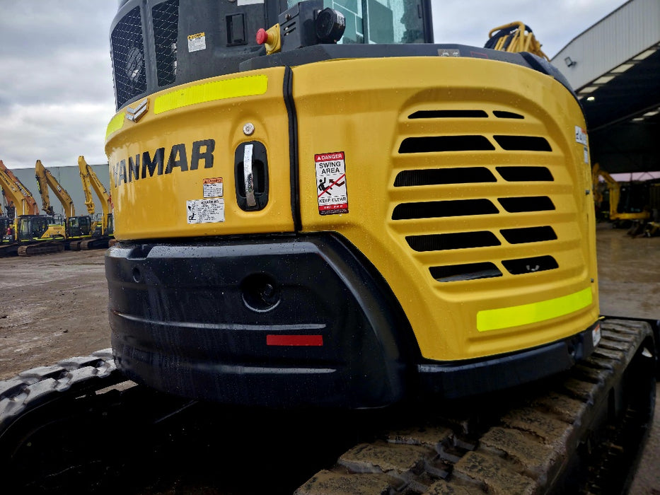 2021 YANMAR VIO55-6 5.6T EXCAVATOR (EX121) WITH CAB, HITCH, BUCKETS, 1980HRS