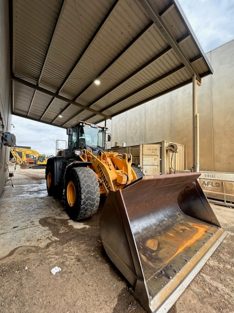 2019 HYUNDAI HL760-9 18T ARTIC WHEEL LOADER (L124) WITH HITCH, 4870 HRS