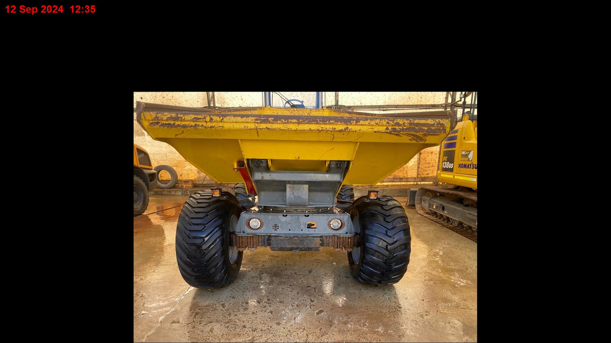 2017 WACKER NEUSON DW90 9T ARTICULATED SWIVEL SKIP DUMPER WITH 2550 HOURS