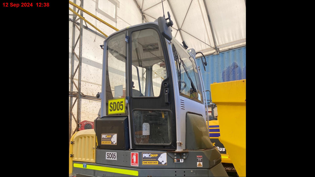 2017 WACKER NEUSON DW90 9T ARTICULATED SWIVEL SKIP DUMPER WITH 2550 HOURS