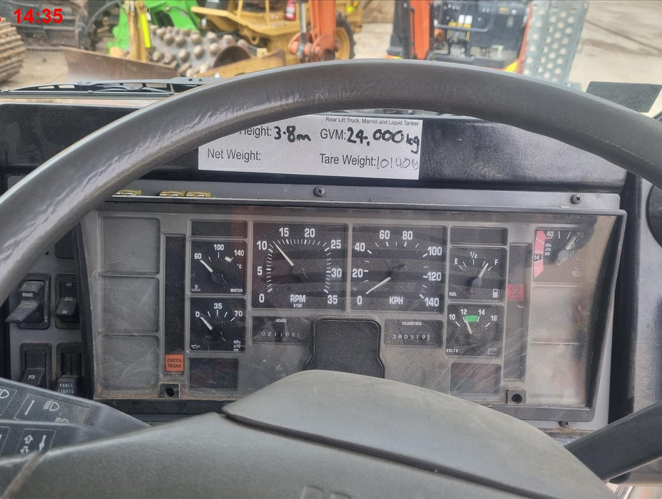 USED IVECO ACCO 6 X 4 WATER TRUCK WITH 15000 LITRE TANK, PUMPS AND SPRAYERS