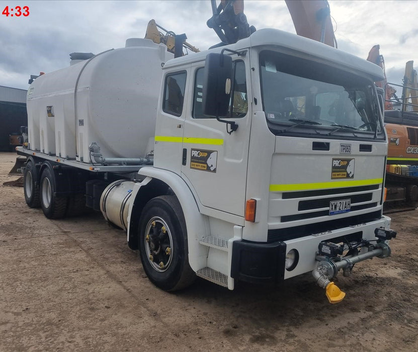 USED IVECO ACCO 6 X 4 WATER TRUCK WITH 15000 LITRE TANK, PUMPS AND SPRAYERS