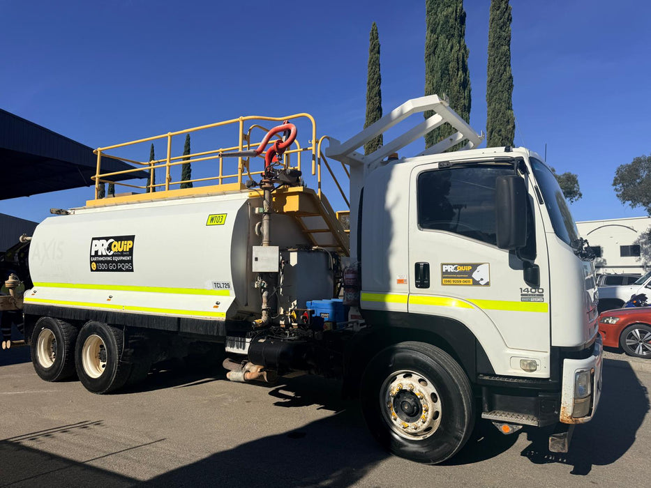 2012 ISUZU FVZ1400 (15,000L) 6x4 WATER TRUCK (WT03) WITH 12,321 HOURS