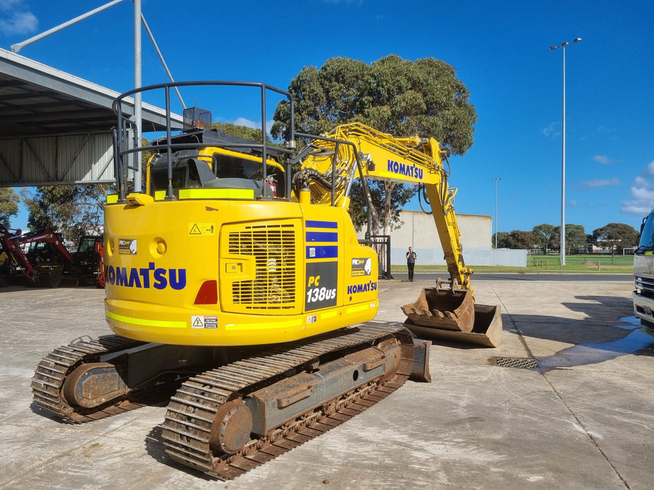 2021 KOMATSU PC138US-11 15T EXCAVATOR (E322) WITH 2940 HRS, HITCH AND BUCKETS