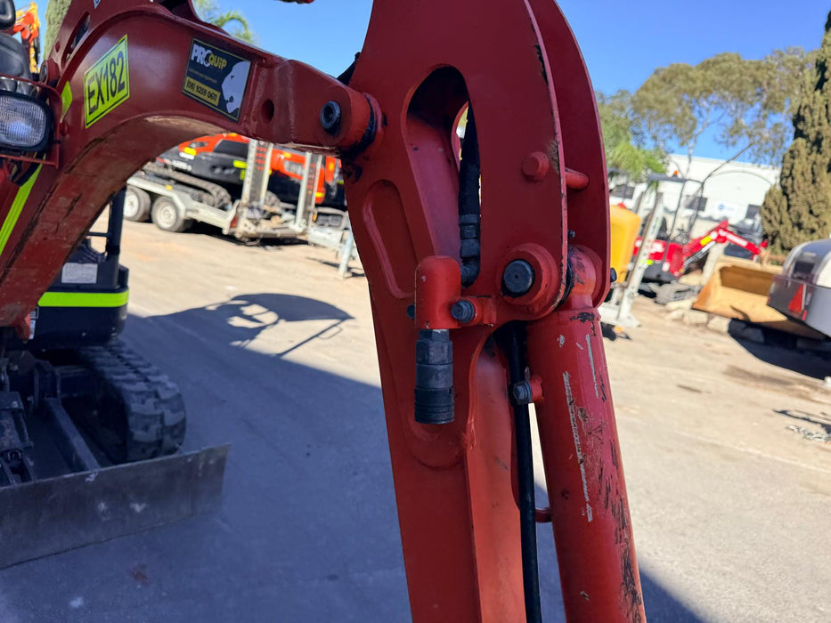 2023 KUBOTA U17-3 1.7T MINI EXCAVATOR (EX182) WITH HITCH, BUCKETS AND 912 HRS