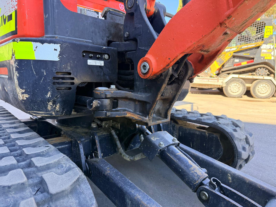 2023 KUBOTA U17-3 1.7T MINI EXCAVATOR (EX182) WITH HITCH, BUCKETS AND 912 HRS