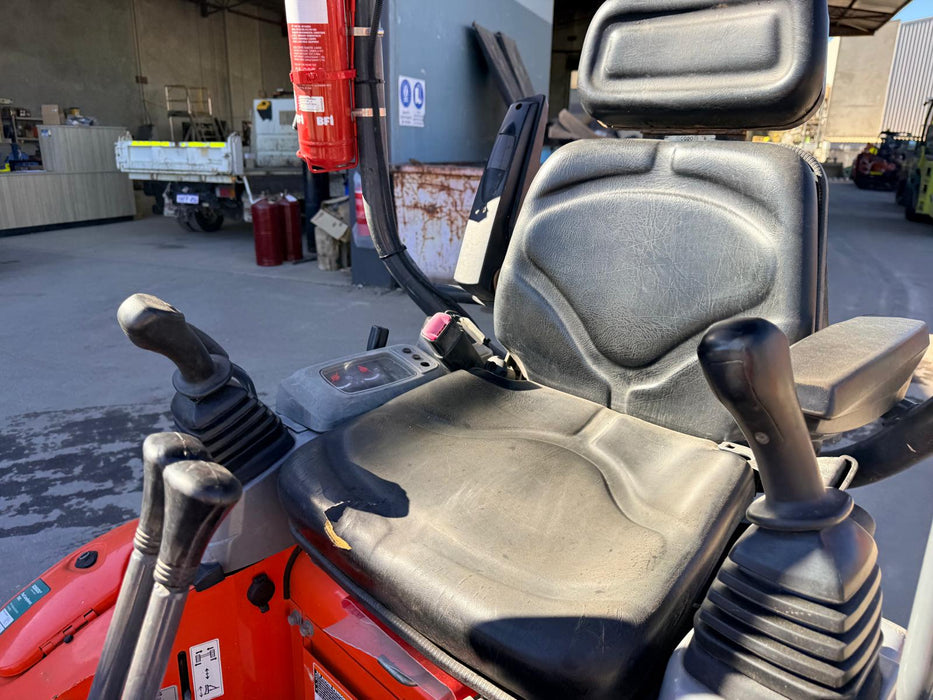 2023 KUBOTA U17-3 1.7T MINI EXCAVATOR (EX182) WITH HITCH, BUCKETS AND 912 HRS