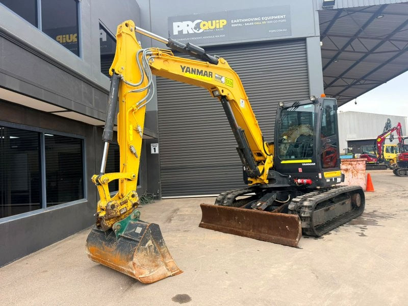 Proquip 2022 Yanmar SV100-2 10T Excavator (EX126) With Rubber Tracks, 2750 Hours