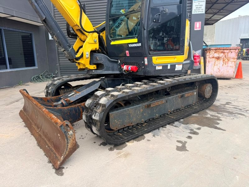 2022 YANMAR SV100-2 10T EXCAVATOR (EX126) WITH RUBBER TRACKS, 2750 HOURS