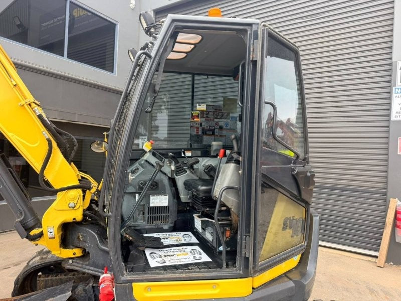 2022 YANMAR SV100-2 10T EXCAVATOR (EX126) WITH RUBBER TRACKS, 2750 HOURS