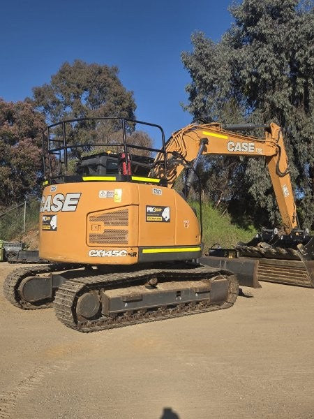 2021 CASE CX145C 15T EXCAVATOR (E333) WITH HITCH, BUCKETS AND 3030 HOURS