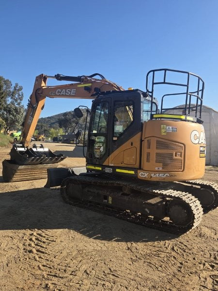 2021 CASE CX145C 15T EXCAVATOR (E333) WITH HITCH, BUCKETS AND 3030 HOURS