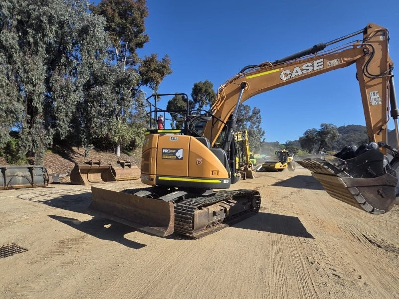 2021 CASE CX145C 15T EXCAVATOR (E333) WITH HITCH, BUCKETS AND 3030 HOURS