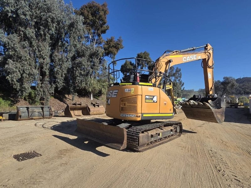 2021 CASE CX145C 15T EXCAVATOR (E333) WITH HITCH, BUCKETS AND 3030 HOURS