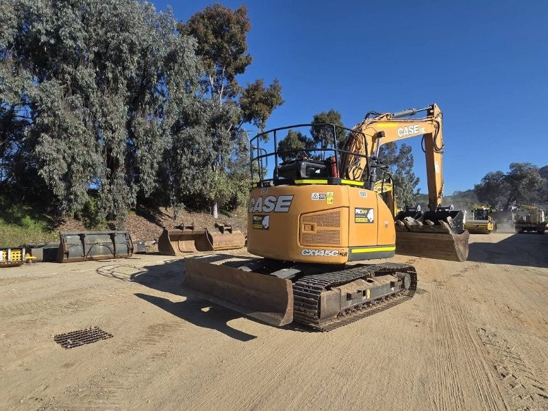 2021 CASE CX145C 15T EXCAVATOR (E333) WITH HITCH, BUCKETS AND 3030 HOURS