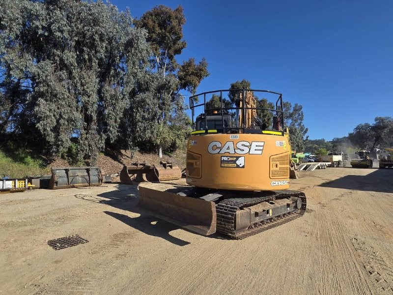 2021 CASE CX145C 15T EXCAVATOR (E333) WITH HITCH, BUCKETS AND 3030 HOURS