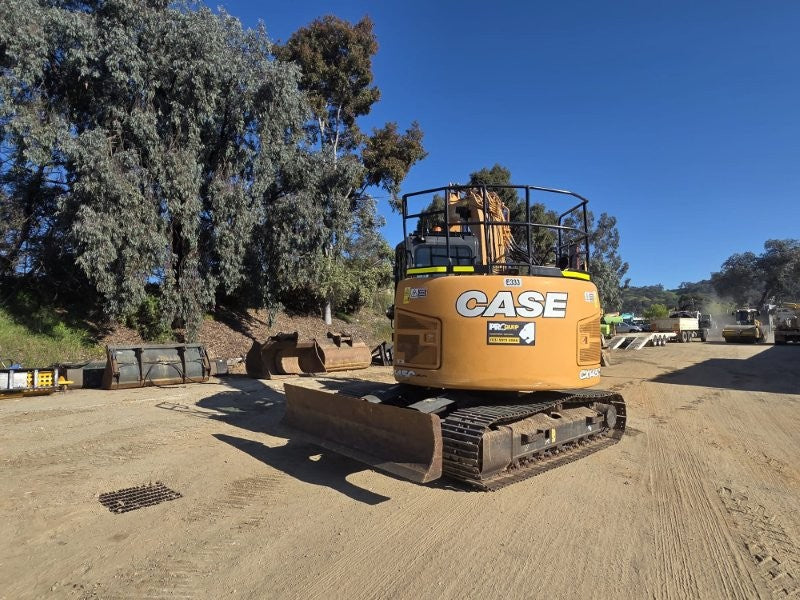 2021 CASE CX145C 15T EXCAVATOR (E333) WITH HITCH, BUCKETS AND 3030 HOURS