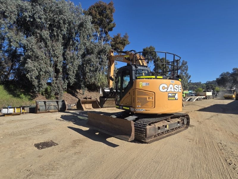 2021 CASE CX145C 15T EXCAVATOR (E333) WITH HITCH, BUCKETS AND 3030 HOURS