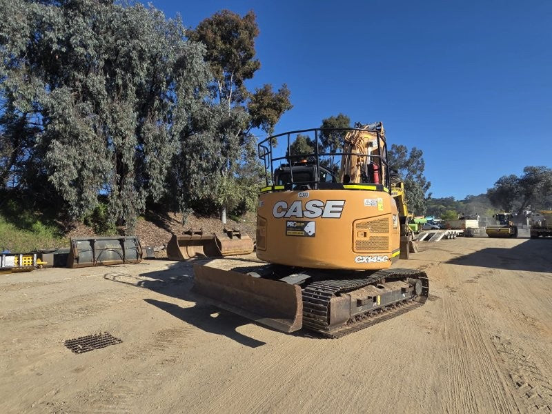 2021 CASE CX145C 15T EXCAVATOR (E333) WITH HITCH, BUCKETS AND 3030 HOURS