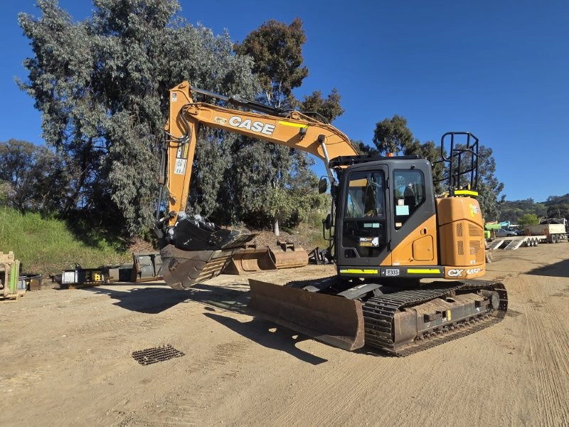 2021 CASE CX145C 15T EXCAVATOR (E333) WITH HITCH, BUCKETS AND 3030 HOURS